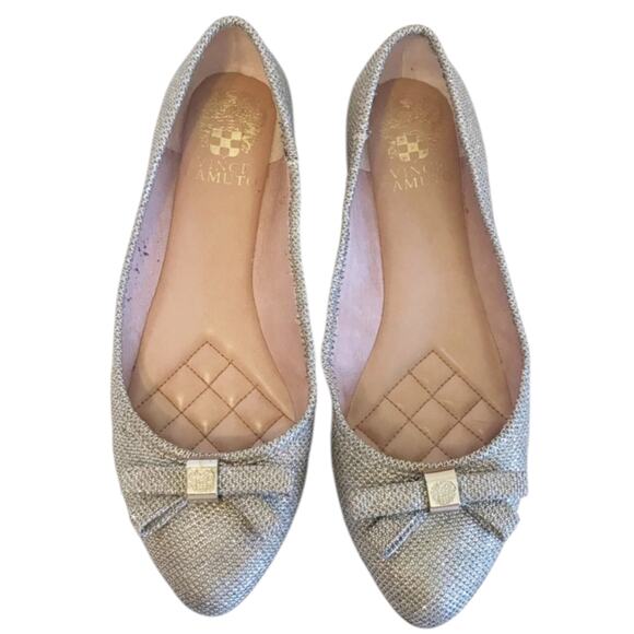 Vince Camuto Shoes - Vince Camuto Timba Flats Silver Metallic 6.5 36.5